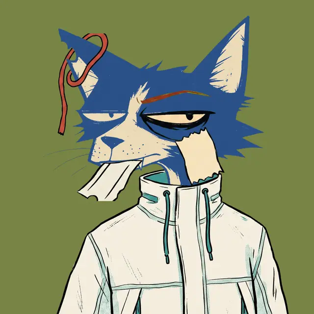 Broker #0324, a screenprinted alley cat.