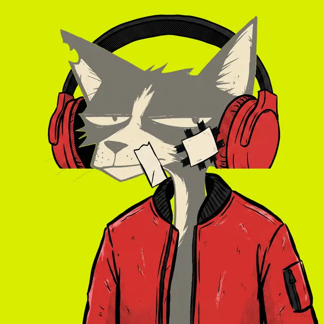 Broker #0330, a screenprinted alley cat.