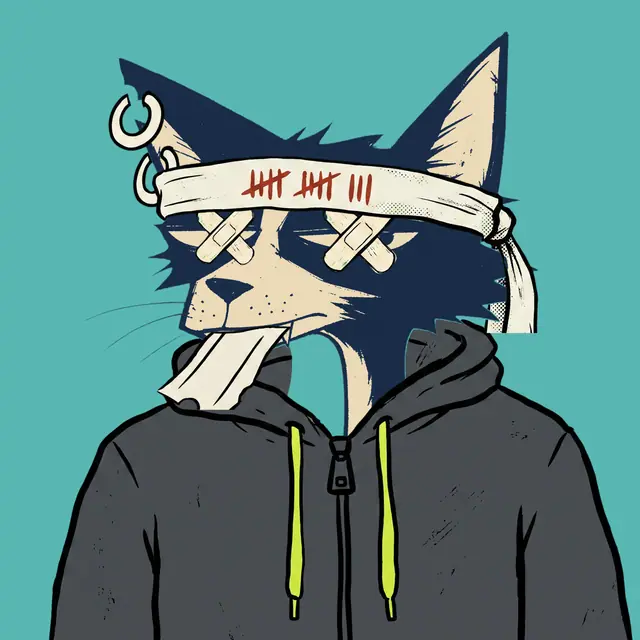 Broker #0335, a screenprinted alley cat.