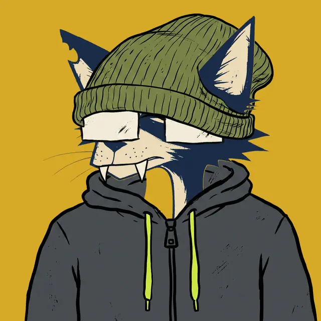 Broker #0350, a screenprinted alley cat.