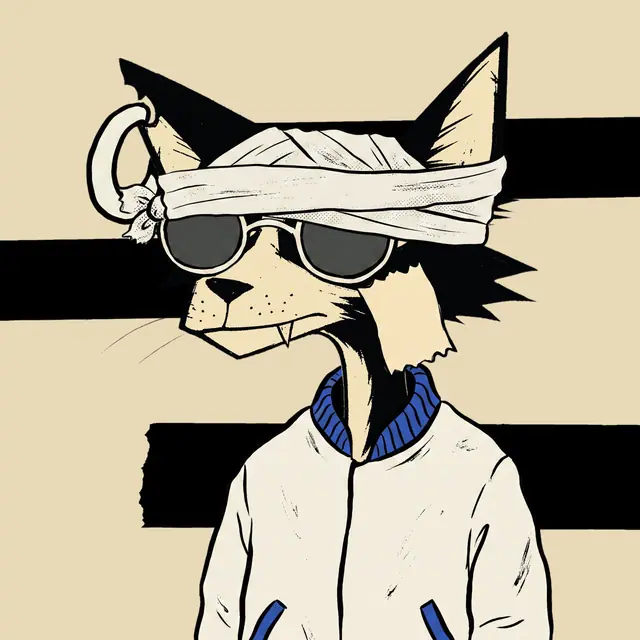 Broker #0355, a screenprinted alley cat.