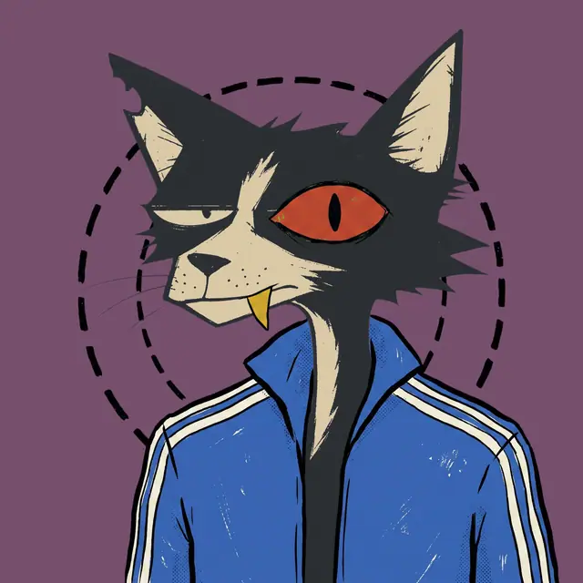 Broker #0356, a screenprinted alley cat.