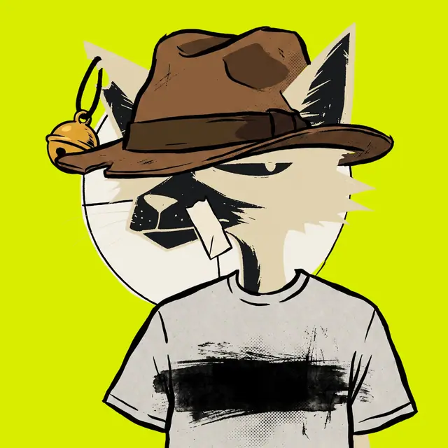 Broker #0357, a screenprinted alley cat.