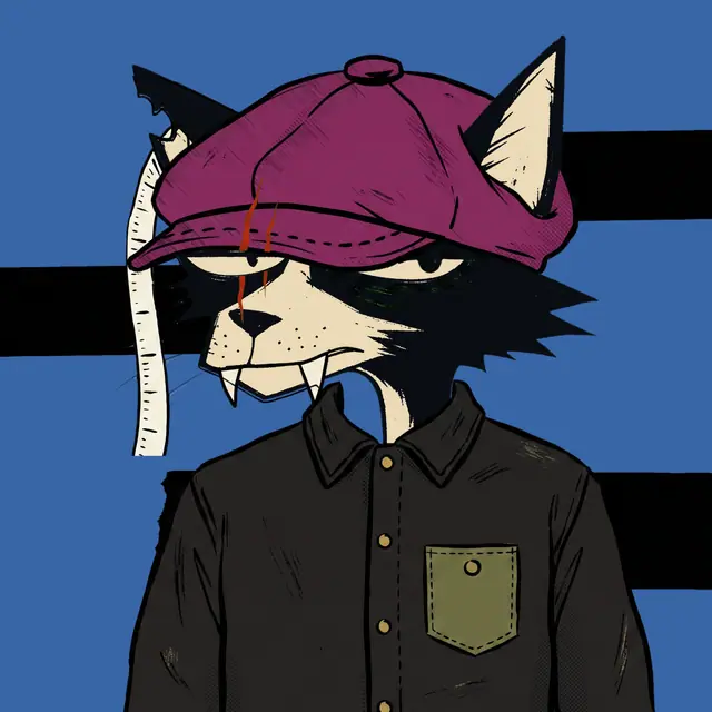 Broker #0358, a screenprinted alley cat.