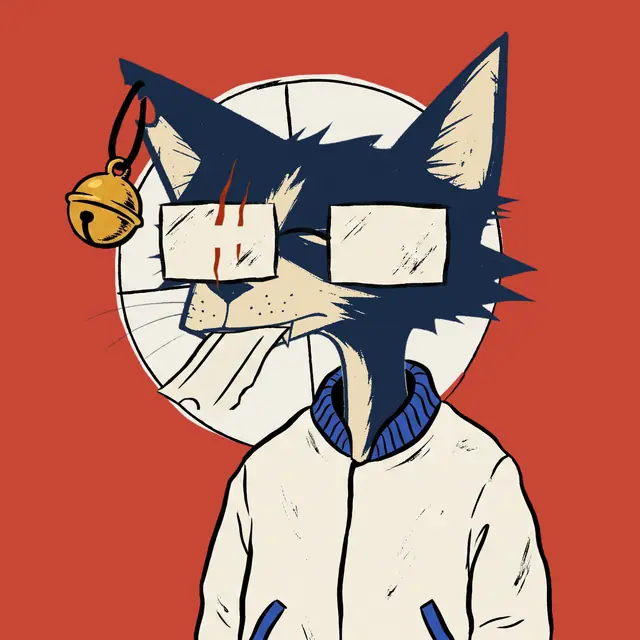 Broker #0362, a screenprinted alley cat.