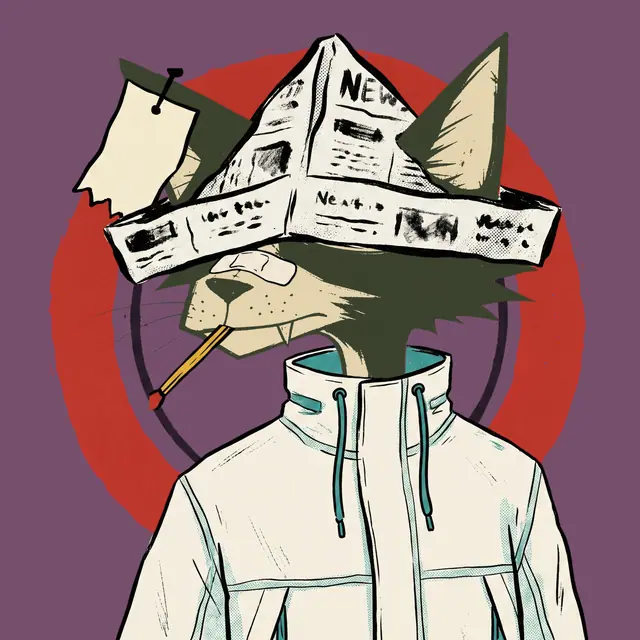Broker #0368, a screenprinted alley cat.