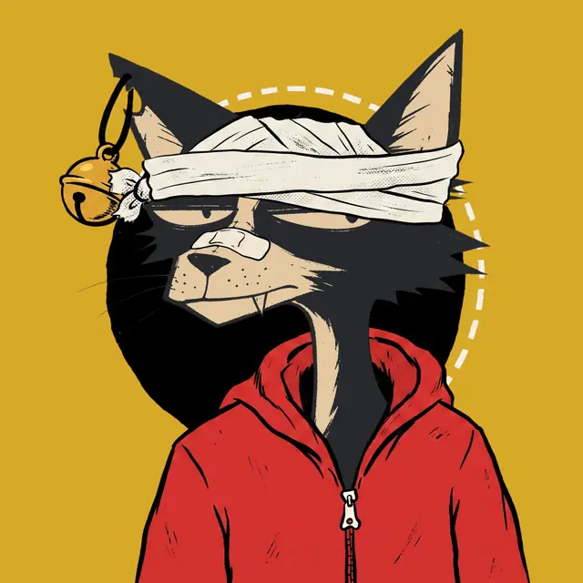 Broker #0386, a screenprinted alley cat.