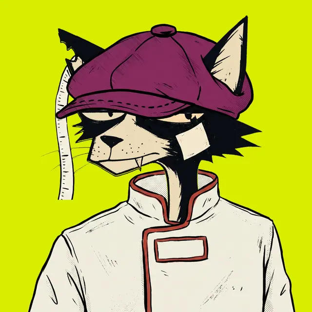 Broker #0396, a screenprinted alley cat.