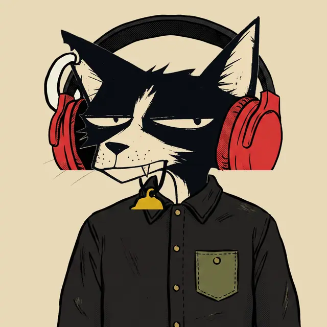 Broker #0406, a screenprinted alley cat.