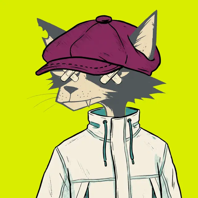 Broker #0409, a screenprinted alley cat.