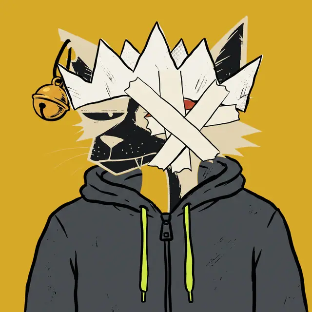 Broker #0413, a screenprinted alley cat.