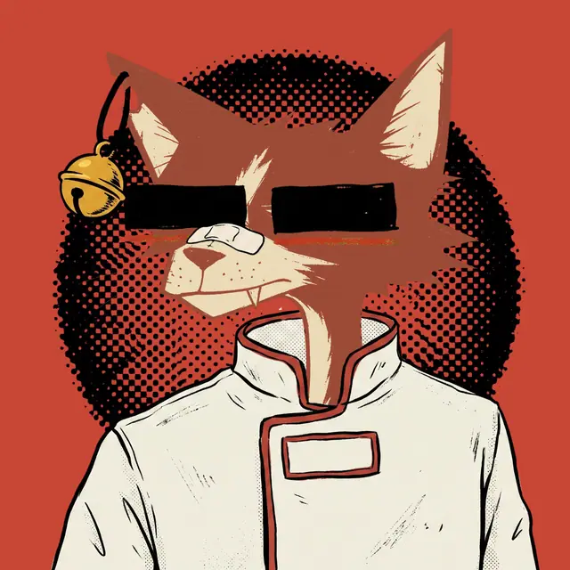 Broker #0416, a screenprinted alley cat.
