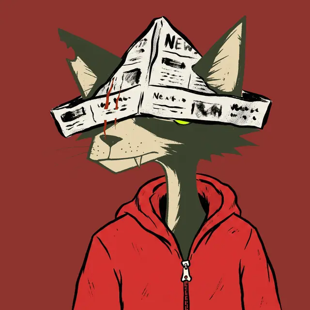 Broker #0419, a screenprinted alley cat.