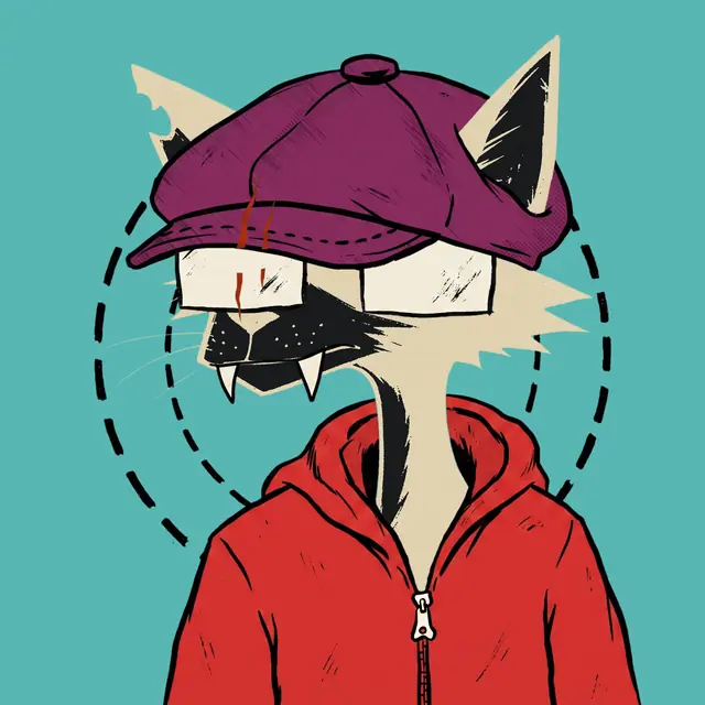 Broker #0425, a screenprinted alley cat.
