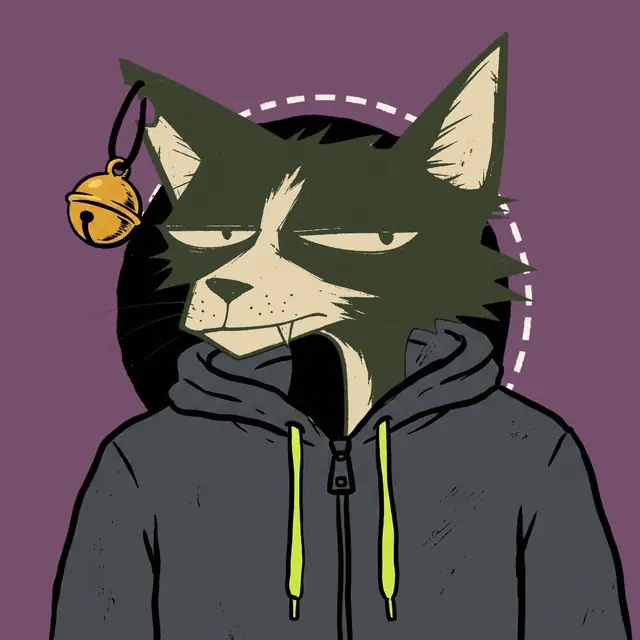 Broker #0429, a screenprinted alley cat.