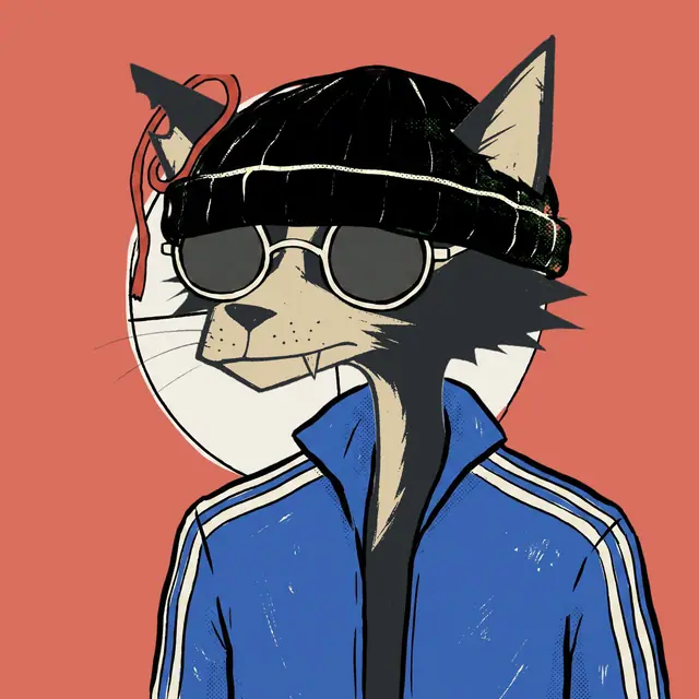 Broker #0439, a screenprinted alley cat.