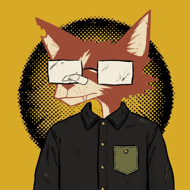 Broker #0044, a screenprinted alley cat.