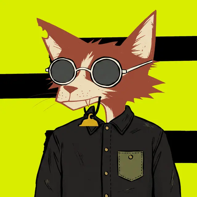 Broker #0448, a screenprinted alley cat.