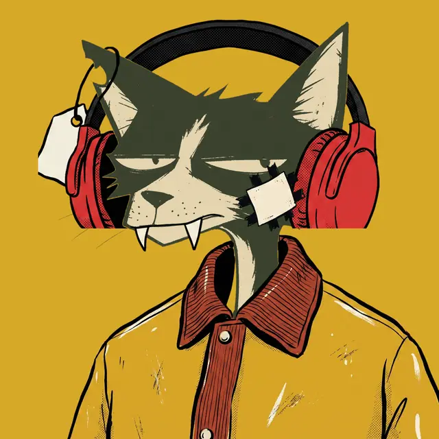 Broker #0460, a screenprinted alley cat.