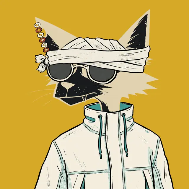 Broker #0476, a screenprinted alley cat.