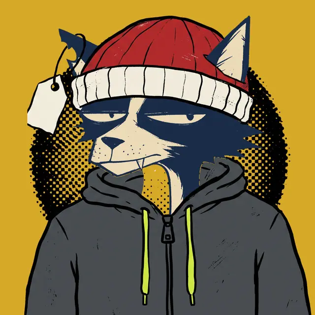 Broker #0477, a screenprinted alley cat.