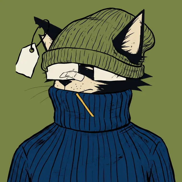 Broker #0482, a screenprinted alley cat.