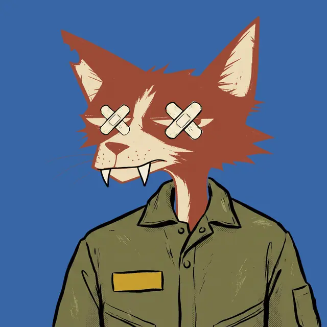 Broker #0485, a screenprinted alley cat.