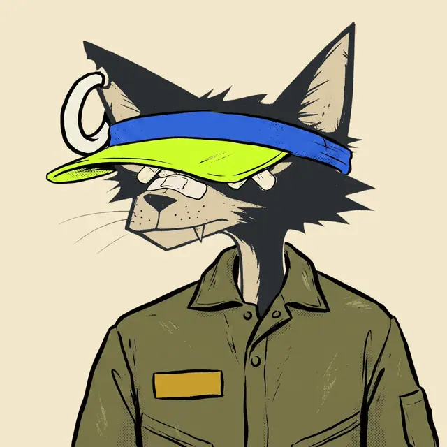 Broker #0050, a screenprinted alley cat.