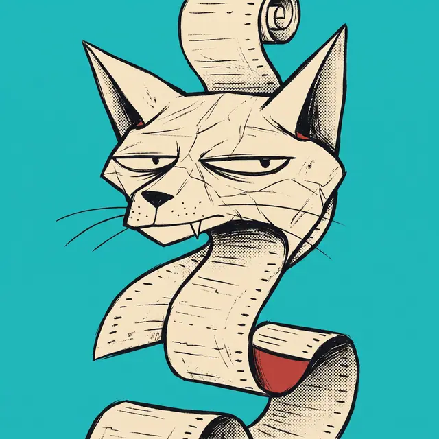 Broker #0502, a screenprinted alley cat.