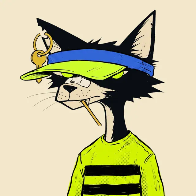 Broker #0505, a screenprinted alley cat.