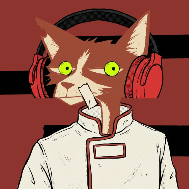 Broker #0506, a screenprinted alley cat.