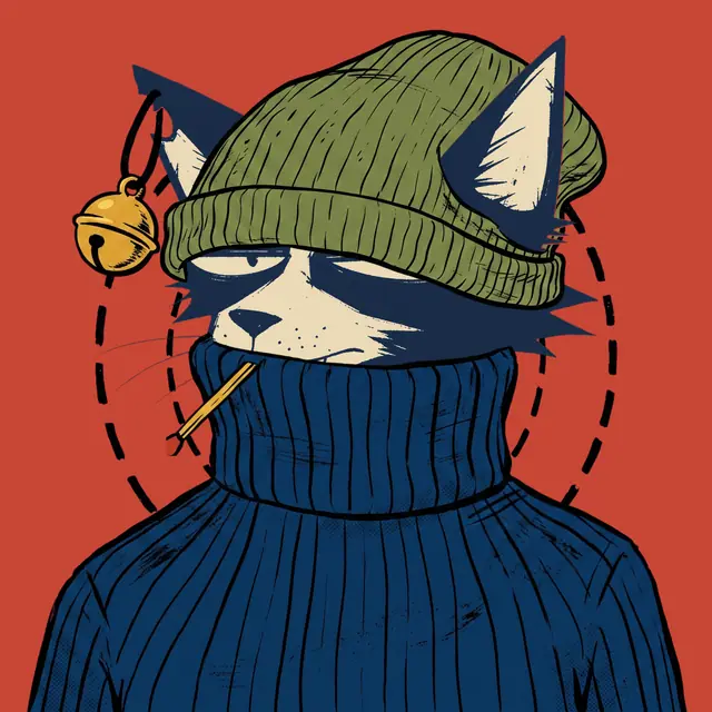 Broker #0508, a screenprinted alley cat.