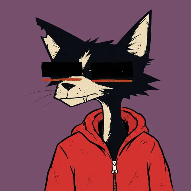 Broker #0512, a screenprinted alley cat.