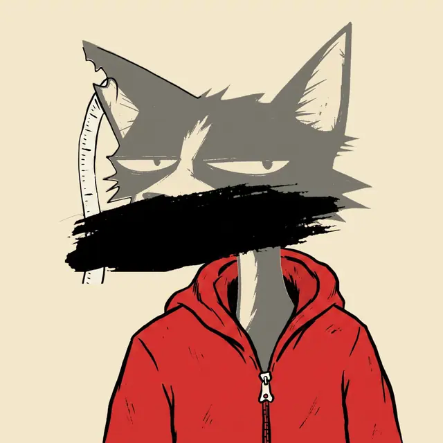 Broker #0513, a screenprinted alley cat.