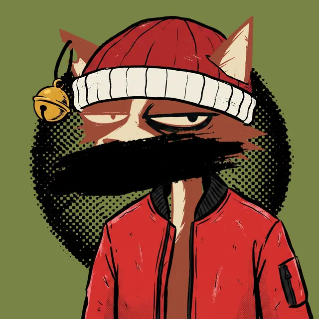Broker #0517, a screenprinted alley cat.