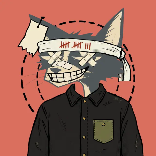 Broker #0522, a screenprinted alley cat.