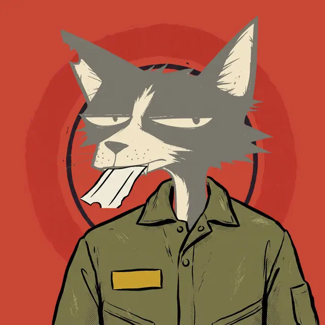 Broker #0533, a screenprinted alley cat.