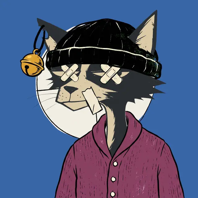 Broker #0556, a screenprinted alley cat.