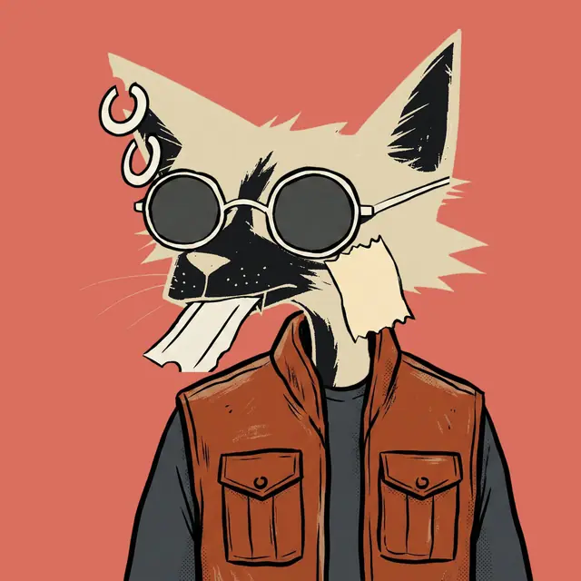 Broker #0056, a screenprinted alley cat.