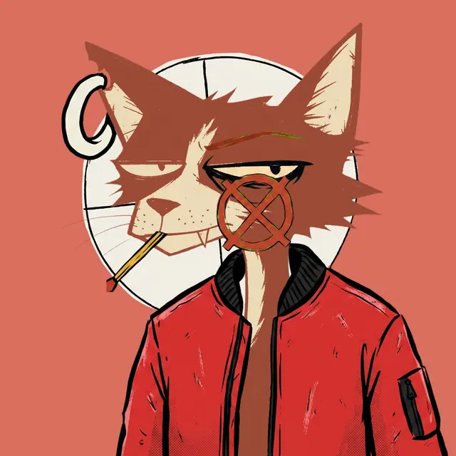 Broker #0563, a screenprinted alley cat.