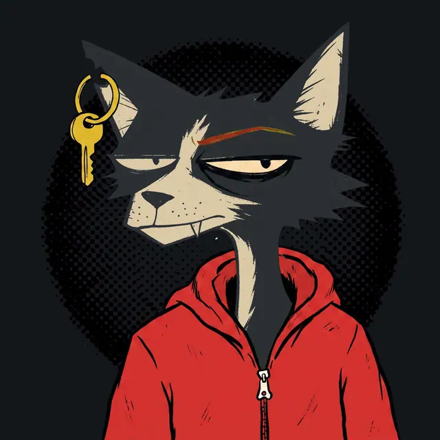 Broker #0565, a screenprinted alley cat.