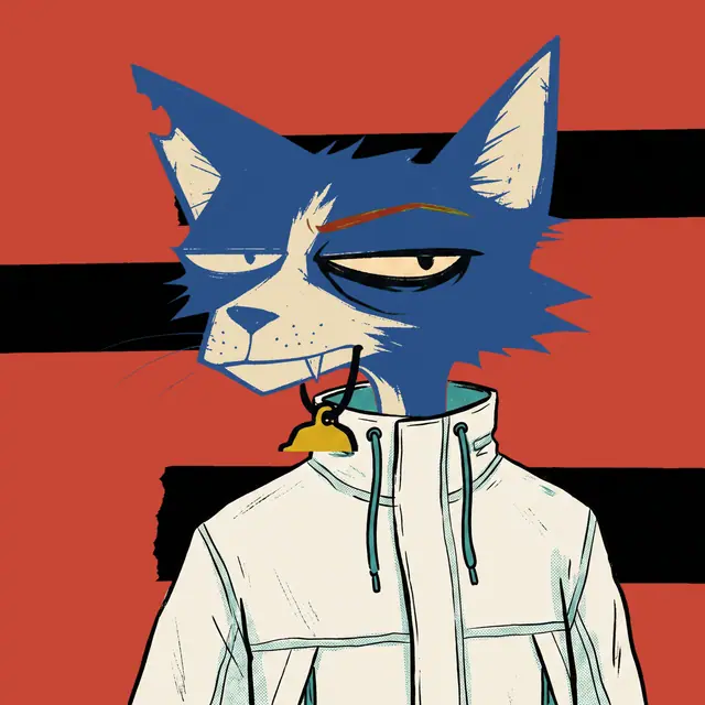 Broker #0567, a screenprinted alley cat.