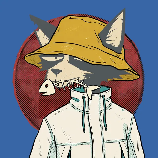Broker #0588, a screenprinted alley cat.