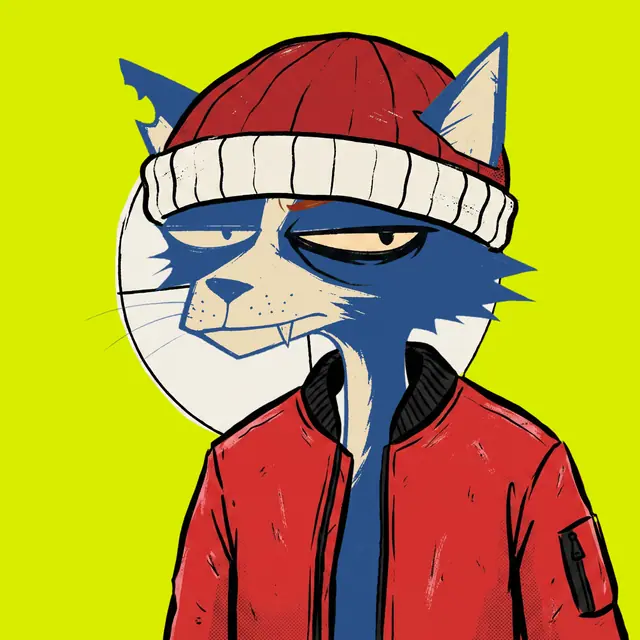 Broker #0059, a screenprinted alley cat.