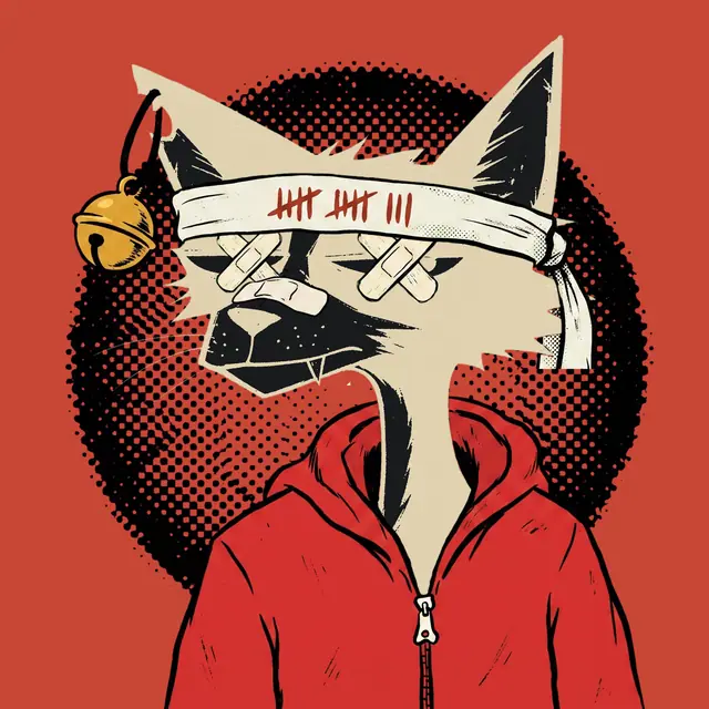 Broker #0595, a screenprinted alley cat.