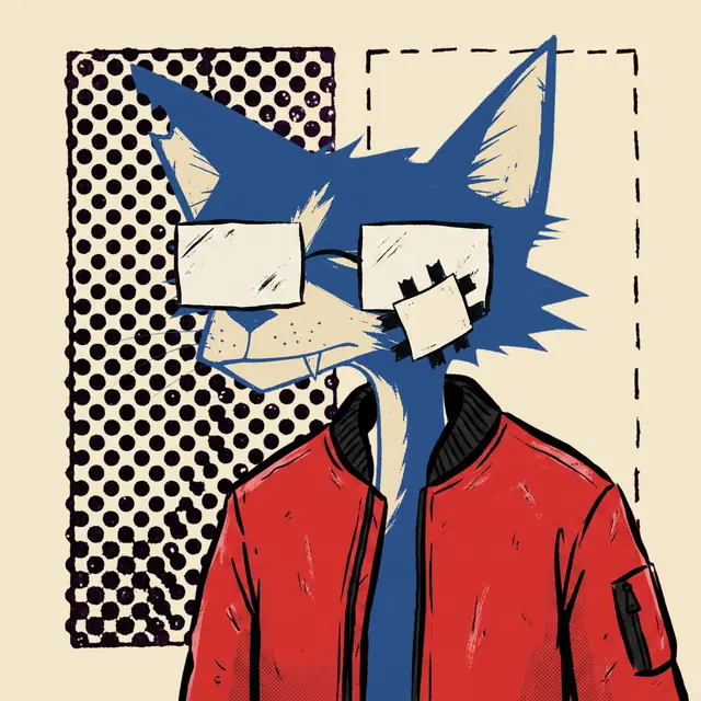 Broker #0601, a screenprinted alley cat.