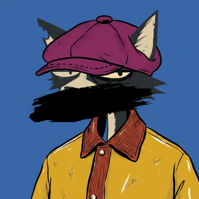 Broker #0611, a screenprinted alley cat.