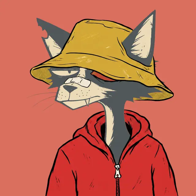 Broker #0614, a screenprinted alley cat.