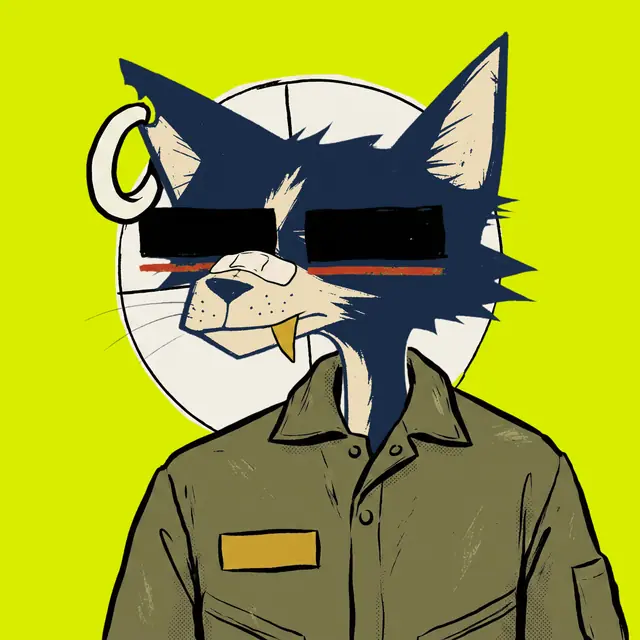 Broker #0062, a screenprinted alley cat.