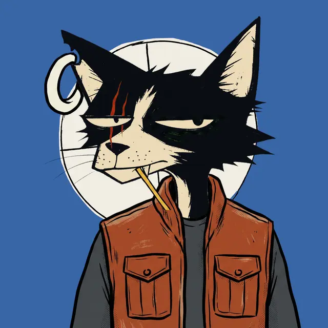 Broker #0627, a screenprinted alley cat.